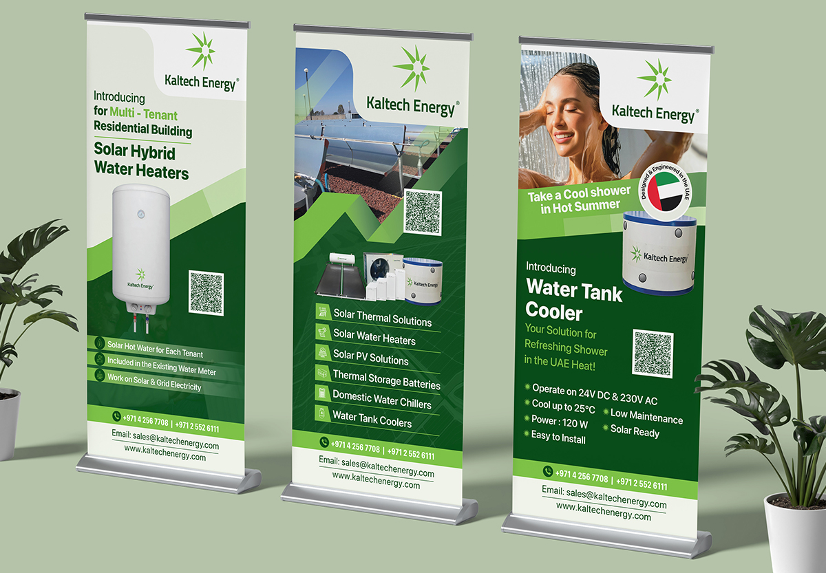 Rollup Banner for Kaltech Energy Branding