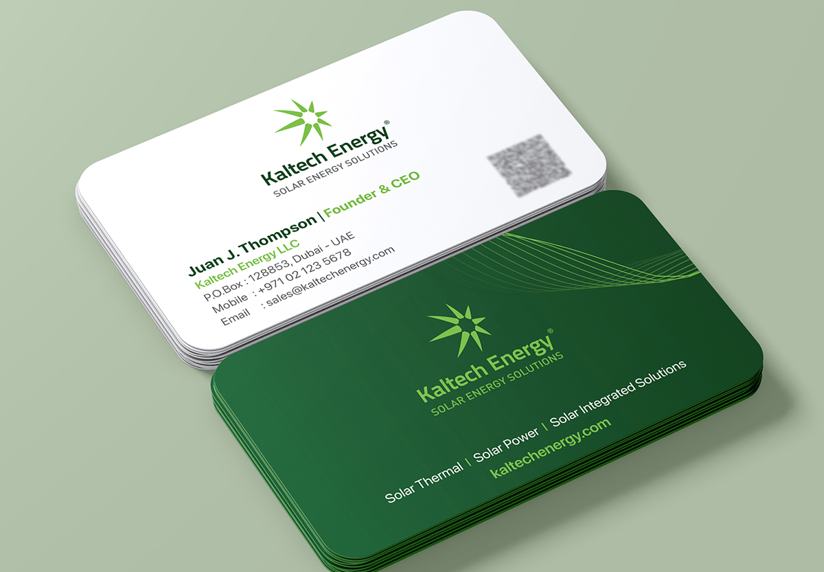 Business Card Design for Kaltech Energy