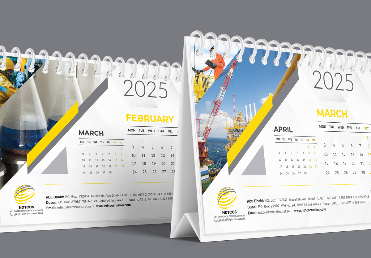 calender design marine sector