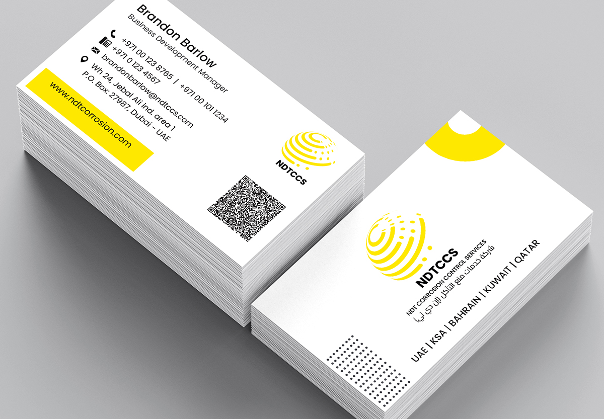 Modern Business Card Design for NDTCCS